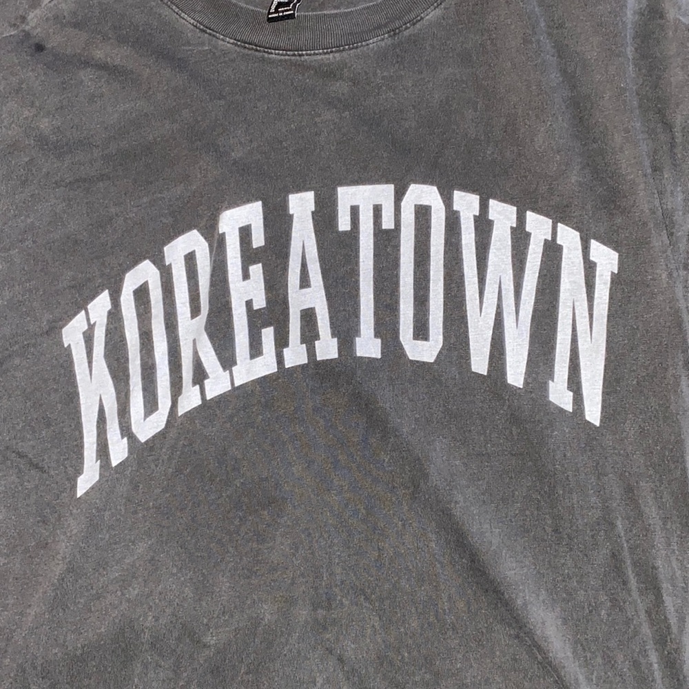 KoreaTown cropped t shirt, worn once, perfect condition